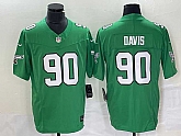 Men's Philadelphia Eagles #90 Jordan Davis Green 2023 FUSE Vapor Limited Throwback Stitched Jersey,baseball caps,new era cap wholesale,wholesale hats